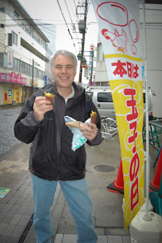 Vince in Japan.